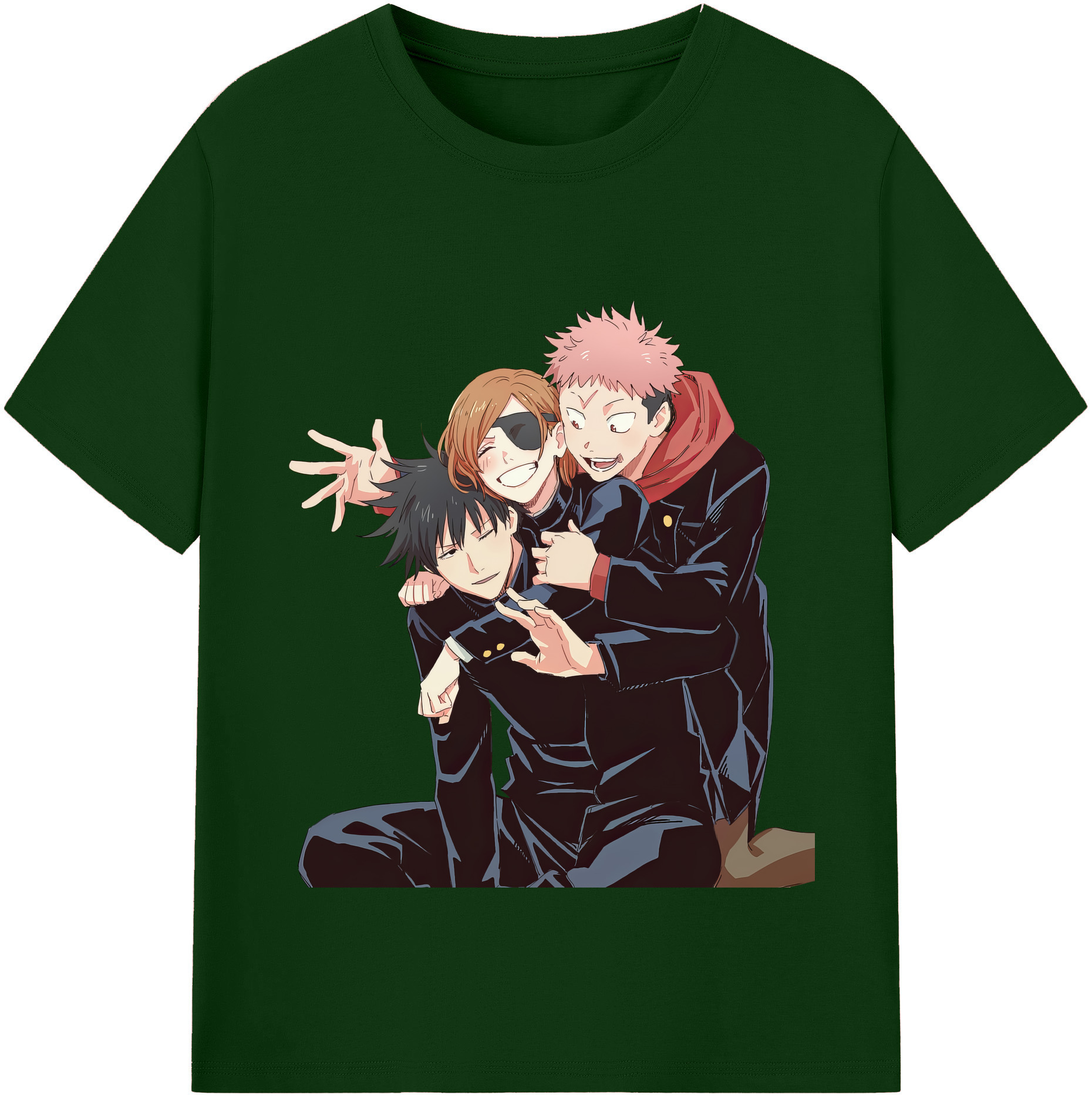 （画像用） 呪術廻戦 Jujutsu Kaisen 綿100％半袖Tシャツ（フロントプリント）
